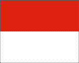 Monaco National Flag Printed Flags - United Flags And Flagstaffs