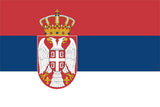 Serbia (State) National Flag Printed Flags - United Flags And Flagstaffs