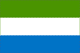 Sierra Leone National Flag Printed Flags - United Flags And Flagstaffs