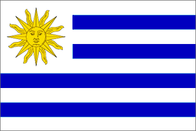 Uruguay National Flag Sewn Flags - United Flags And Flagstaffs