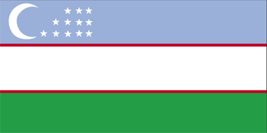 Uzbekistan National Flag Sewn Flags - United Flags And Flagstaffs